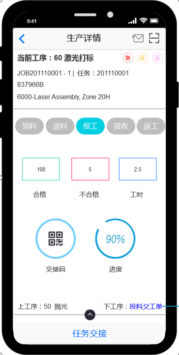 报工提交